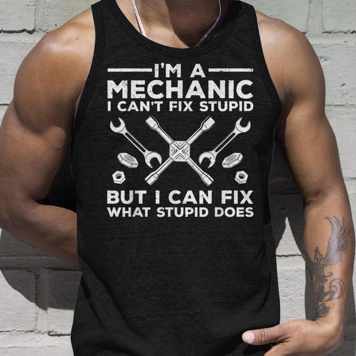 Mechanic For Men Dad Car Auto Diesel Automobile Garage Tank Top Gifts for Him