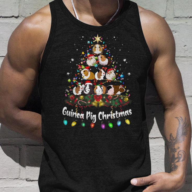 Meerschweinchen Weihnachtsbaum Unisex TankTop, Weihnachtspyjama für Tierfreunde Geschenke für Ihn