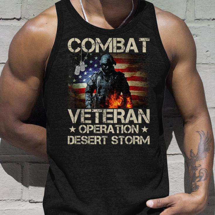 Mens Combat Veteran Operation Desert Storm Soldier Unisex Tank Top Gifts for Him