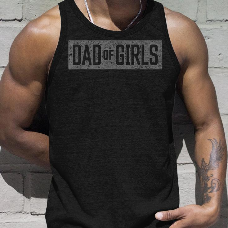 Mens Dad Of Girls For Men Proud Father Of Girls Vintage Dad Unisex Tank Top Gifts for Him