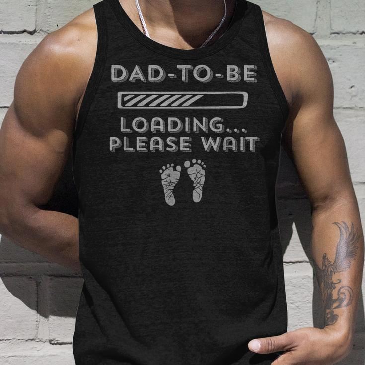 Mens Dad-To-Be Loading Gift  Unisex Tank Top Gifts for Him