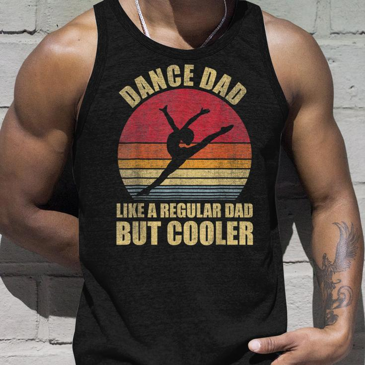 Mens Dance Dad Like A Regular Dad But Cooler Daddy Funny Da Unisex Tank Top Gifts for Him