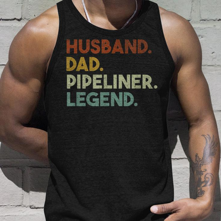 Mens Husband Dad Pipeliner Legend Vintage Pipeliner Welder Unisex Tank Top Gifts for Him
