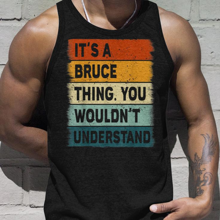 Mens Its A Bruce Thing - Bruce Name Personalized Unisex Tank Top Gifts for Him