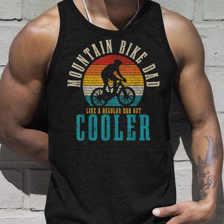 Mens Mountain Bike Dad Funny Vintage Mtb Downhill Biking Cycling Unisex Tank Top Gifts for Him