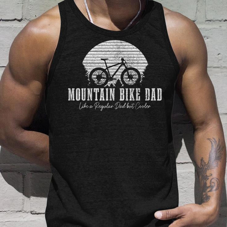 Mens Mountain Bike Dad Vintage Mtb Downhill Biking Cycling Biker Unisex Tank Top Gifts for Him