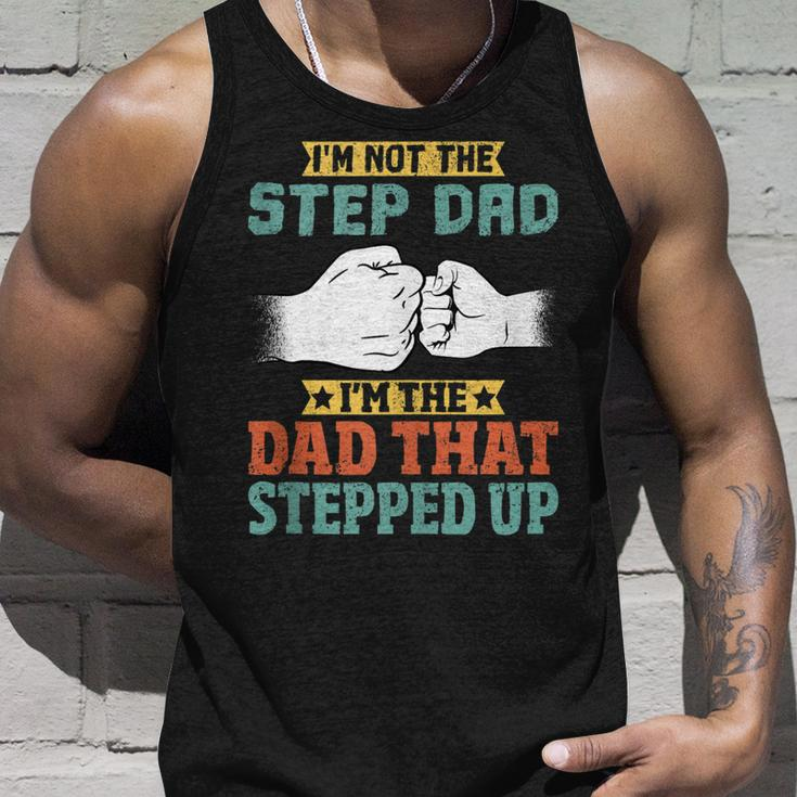 Mens Not The Step Dad Im The Dad That Stepped Up Unisex Tank Top Gifts for Him