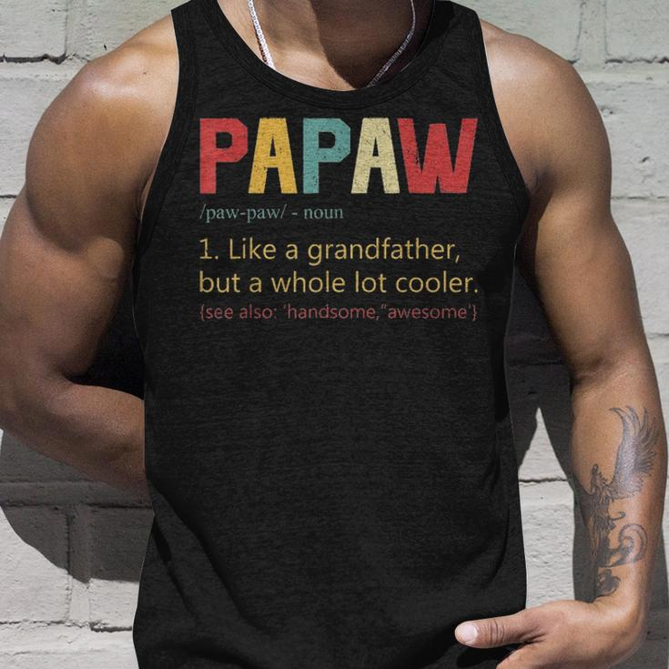 Mens Papaw DefinitionBest Fathers Day Gifts For Grandpa Unisex Tank Top Gifts for Him