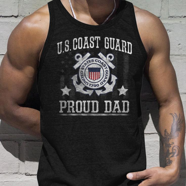 Mens Proud Dad Us Coast Guard - UscgUnisex Tank Top Gifts for Him