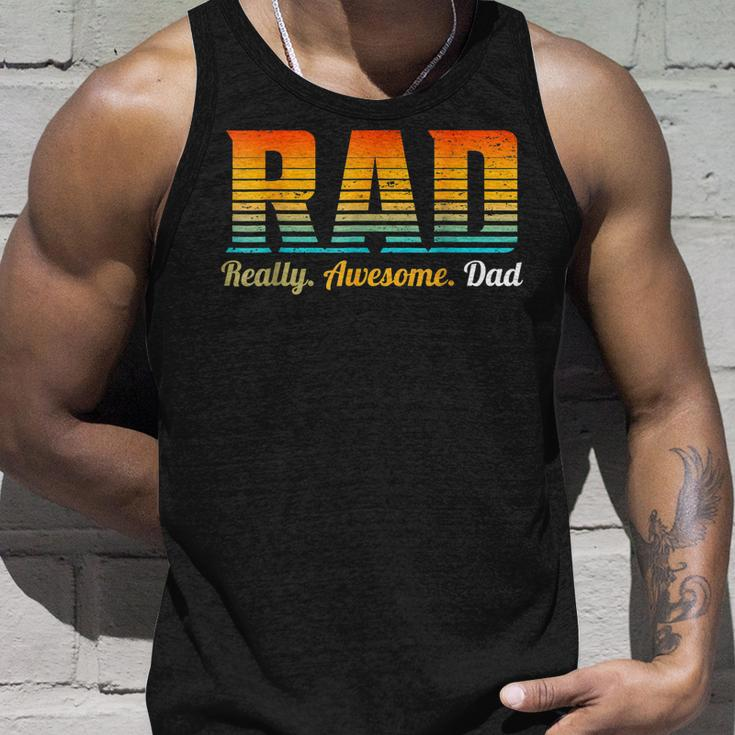 Mens Rad Really Awesome Dad Father’S Day And Funny Father Unisex Tank Top Gifts for Him