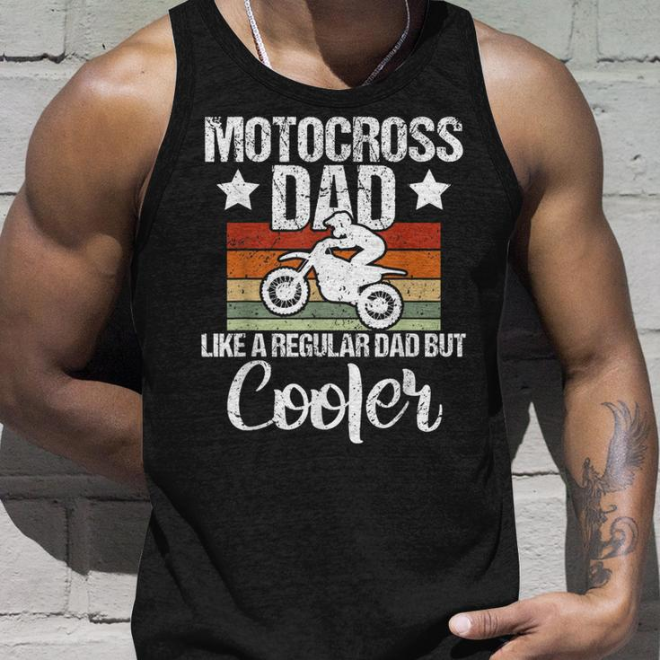 Mens Vintage Motocross Dad Dirt Bike Motocross Dirt Bike Unisex Tank Top Gifts for Him