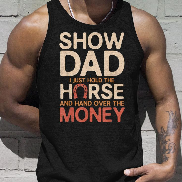 Mens Vintage Show Horse Dad Funny Gift Livestock Shows Unisex Tank Top Gifts for Him