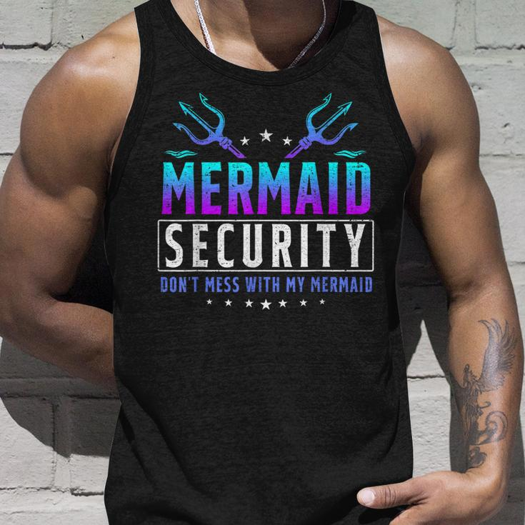 Mermaid Daddy Merdad Fathers Day Merman Dad Papa Unisex Tank Top Gifts for Him