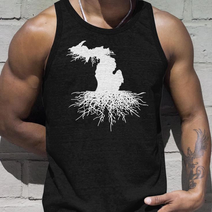 Michigan Roots Down Men Women Tank Top Graphic Print Unisex Gifts for Him