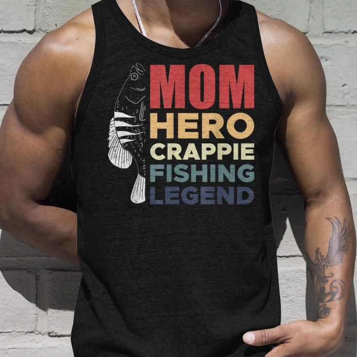 Mom Hero Crappie Fishing Legend Muttertag Tank Top Geschenke für Ihn