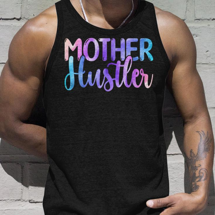 Mother Hustler - Entrepreneur Mom Mothers Day Watercolor Unisex Tank Top Gifts for Him