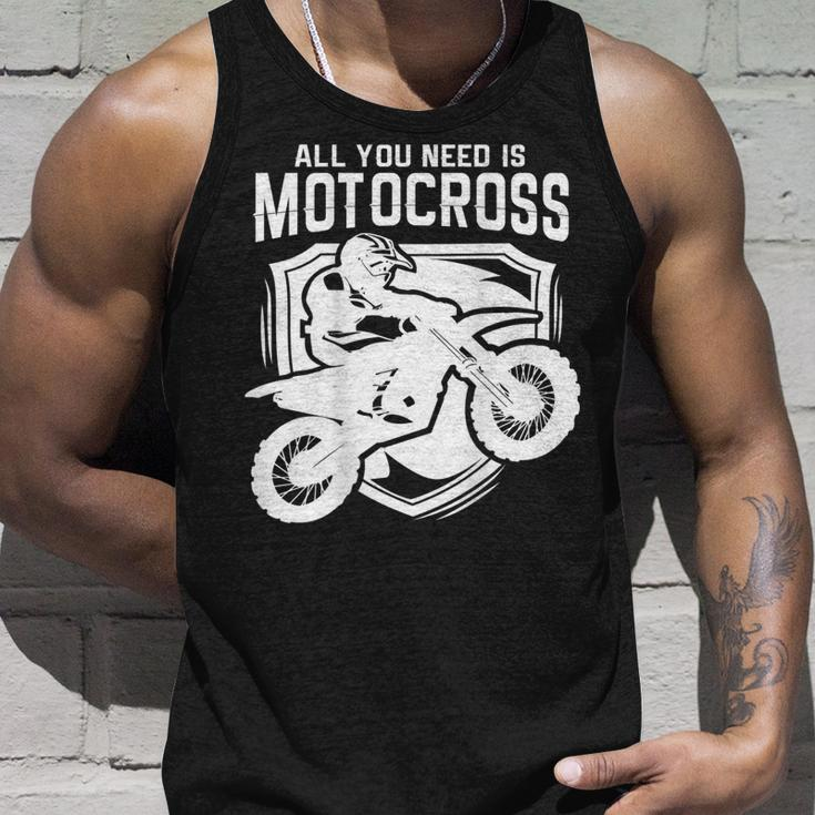 Motocross Für Biker I Dirt Bike I Cross Enduro Tank Top Geschenke für Ihn