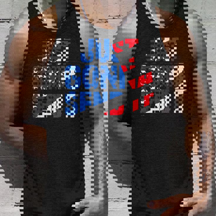 Motocross Racer Trail Rider Outdoor Just Gonna Send It Unisex Tank Top Gifts for Him