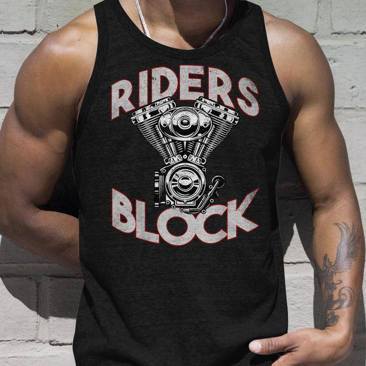 Motorcycle Engine Vintage Riders Block Garage Auto Mechanic Tank Top Gifts for Him