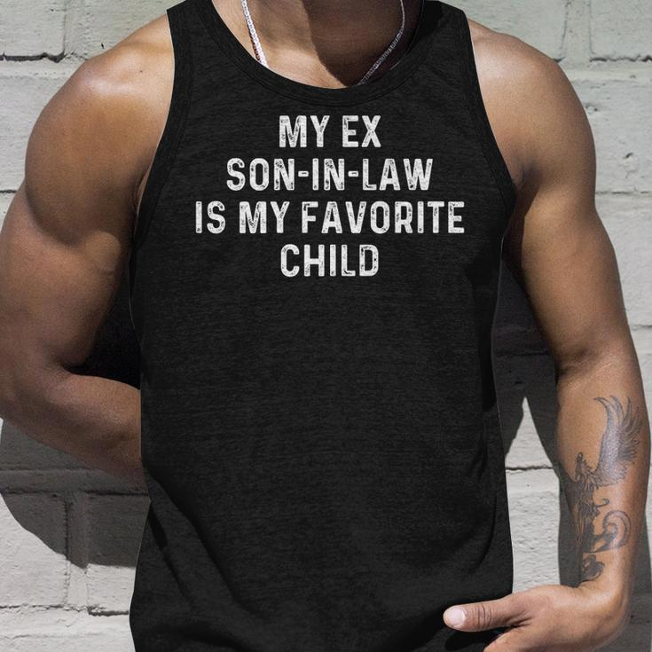 My Ex Son In Law Is My Favorite Child Funny Ex-Son-In-Law Unisex Tank Top Gifts for Him
