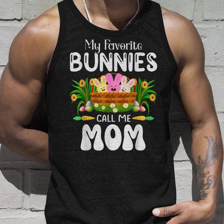 My Favorite Bunnies Call Me Mom - Easter Bunny Boys Girls Unisex Tank Top Gifts for Him