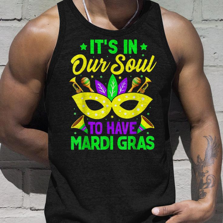 New Orleans Fat Tuesdays Its In Our Soul To Have Mardi Gras Unisex Tank Top Gifts for Him