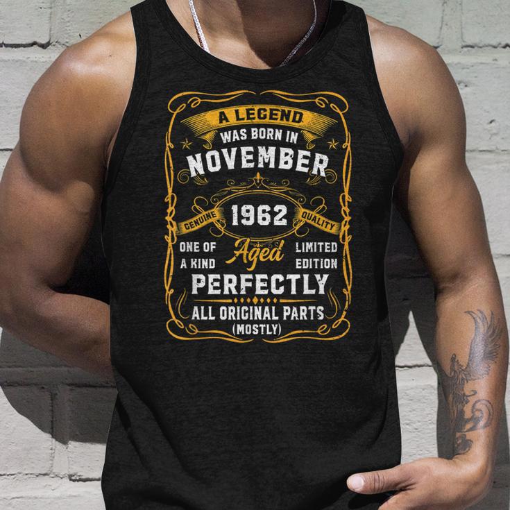 November 1962 Geburtstags Unisex TankTop, Lustiges Vintage Herren Design Geschenke für Ihn