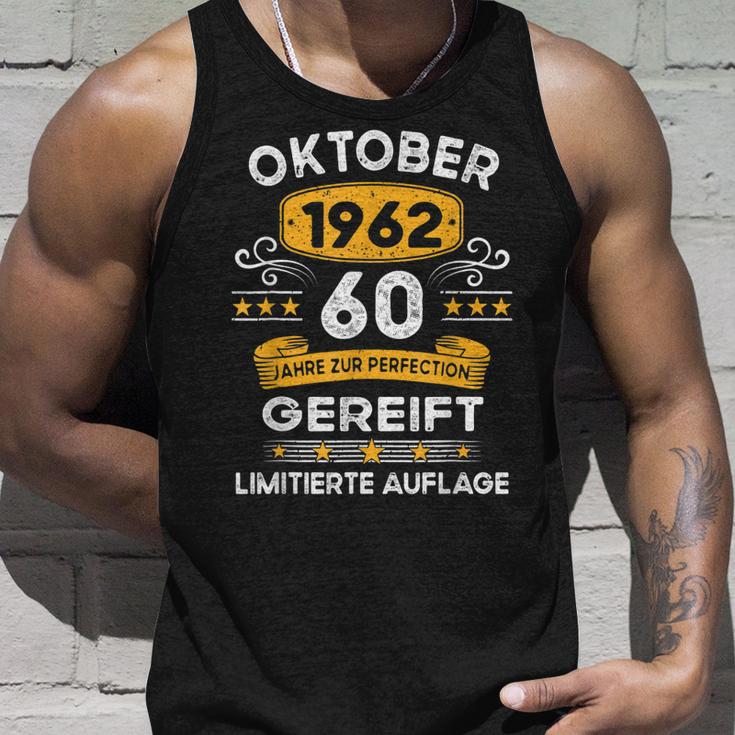 Oktober 1962 Lustige Geschenke 60 Geburtstag Tank Top Geschenke für Ihn