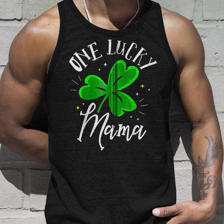 One Lucky Mama St Patricks Day Leaf Clover St Paddys Day Unisex Tank Top Gifts for Him