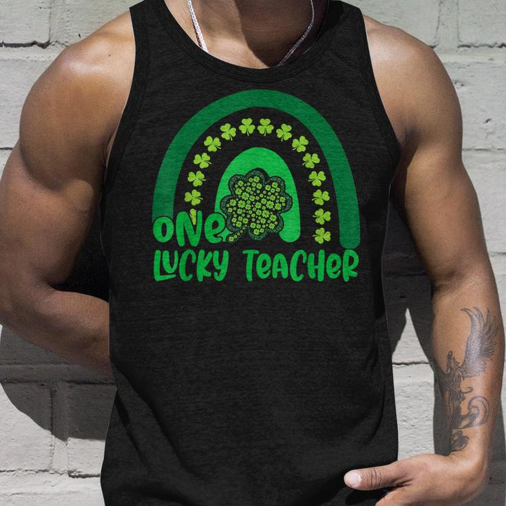 One Lucky Shamrock Teacher St Patrick’S Day Appreciation Unisex Tank Top Gifts for Him
