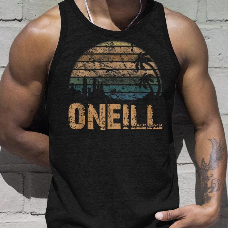 Oneill Vintage Sunset College Funny Unisex Tank Top Gifts for Him