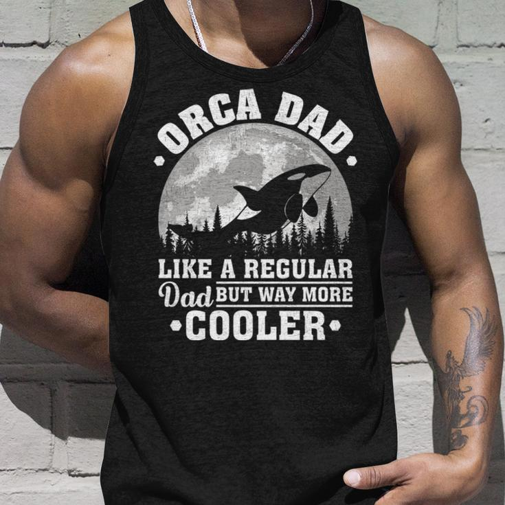 Orca Dad Like A Regular Dad Orca Father’S Day Long SleeveTank Top Gifts for Him