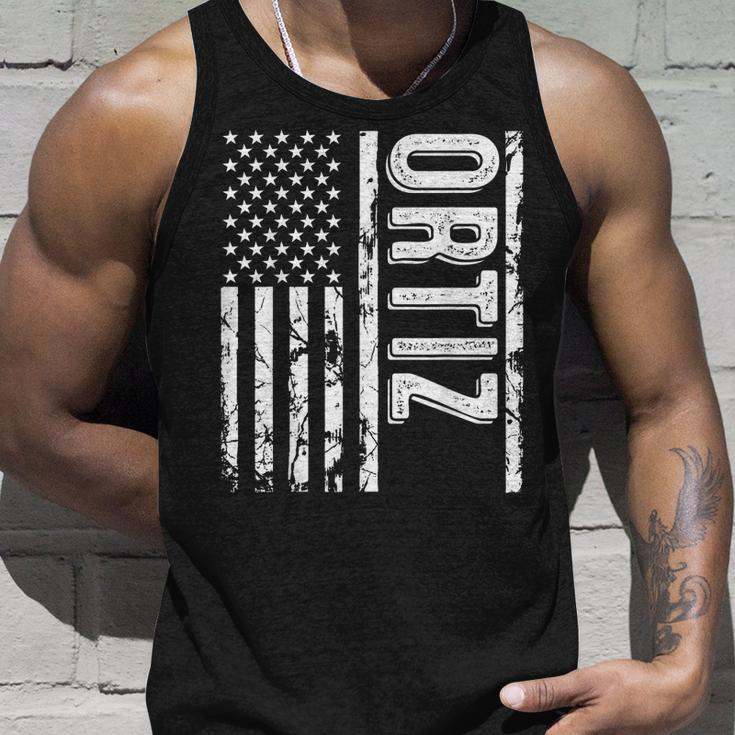 Ortiz Last Name Funny Surname Team Ortiz Family Reunion Unisex Tank Top Gifts for Him