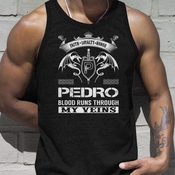 Pedro Blood Runs Through My Veins V2 Unisex Tank Top Gifts for Him