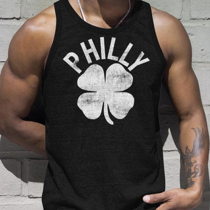 Philly St Patricks Day Philadelphia Irish Clover Matching Unisex Tank Top Gifts for Him