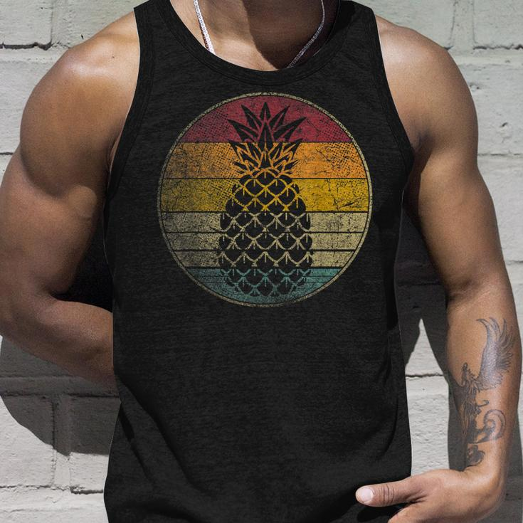 Pineapple Fruit Retro Style Vintage 70S 80S 90S Gift Unisex Tank Top Gifts for Him