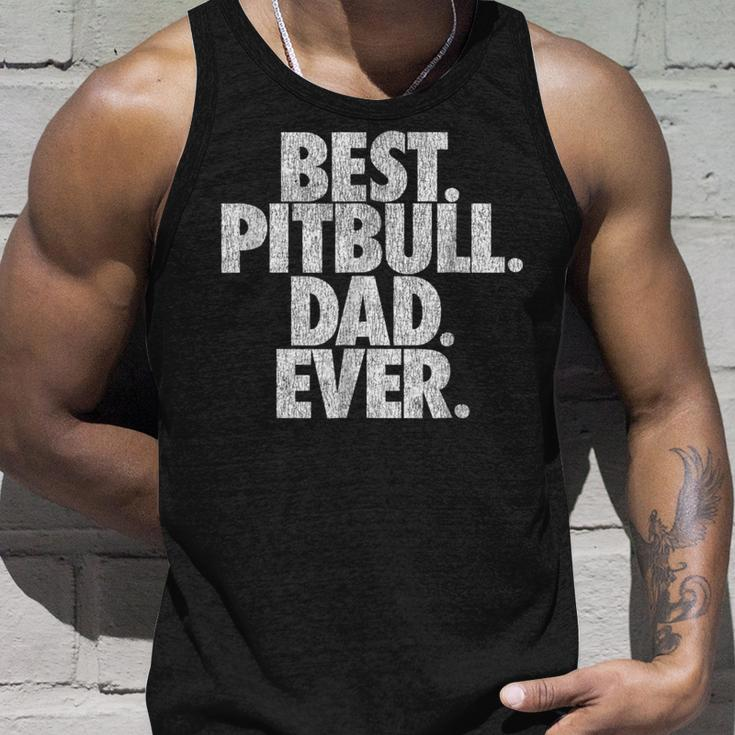 Pitbull Dad Best Pitbull Dad Ever Dog Tank Top Gifts for Him