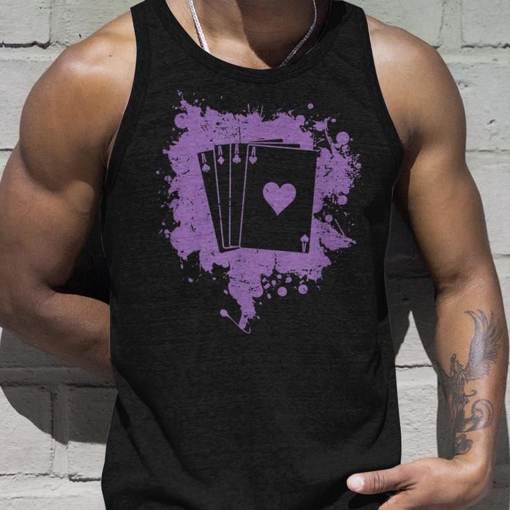 Poker Hand Alle Vier Asse Tank Top Geschenke für Ihn