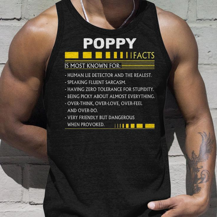 Poppy Name Gift Poppy Facts V2 Unisex Tank Top Gifts for Him