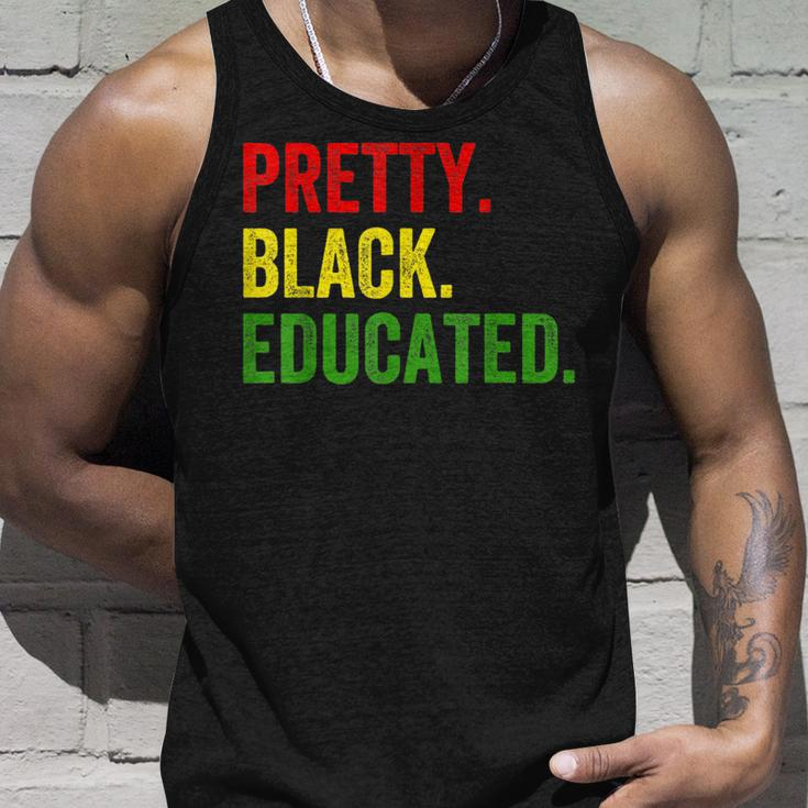 Pretty Black And Educated African Women Black History Month Unisex Tank Top Gifts for Him
