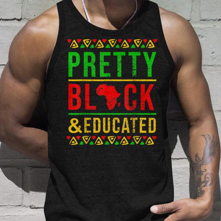 Pretty Black And Educated African Women Black History Month V12 Unisex Tank Top Gifts for Him