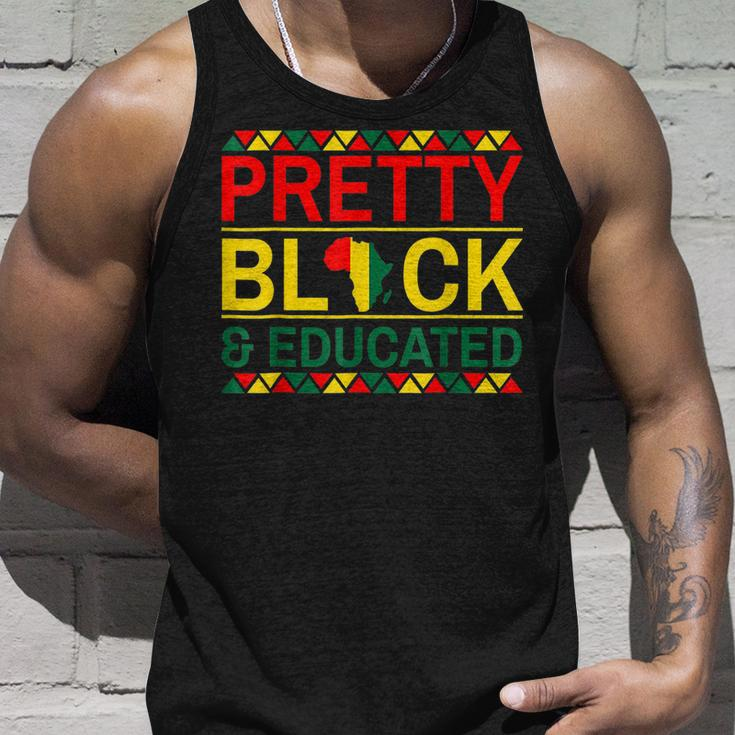 Pretty Black And Educated African Women Black History Month V2 Unisex Tank Top Gifts for Him