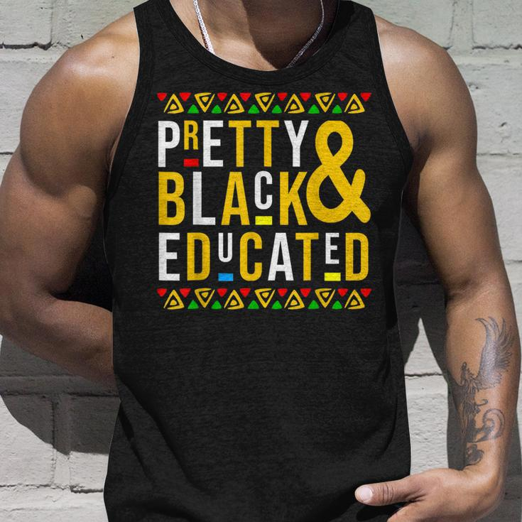 Pretty Black And Educated African Women Black History Month V7 Unisex Tank Top Gifts for Him