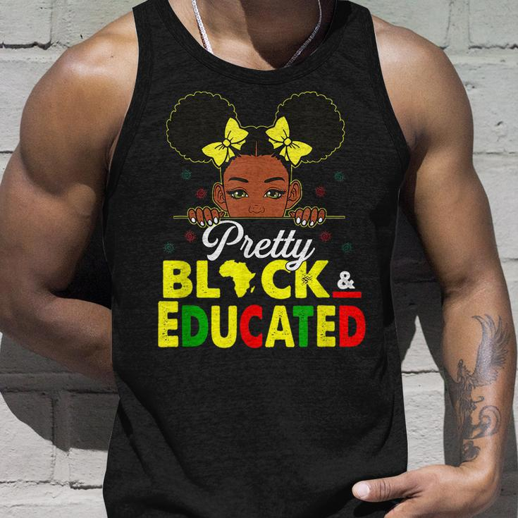 Pretty Black And Educated I Am The Strong African Queen Girl V3 Unisex Tank Top Gifts for Him