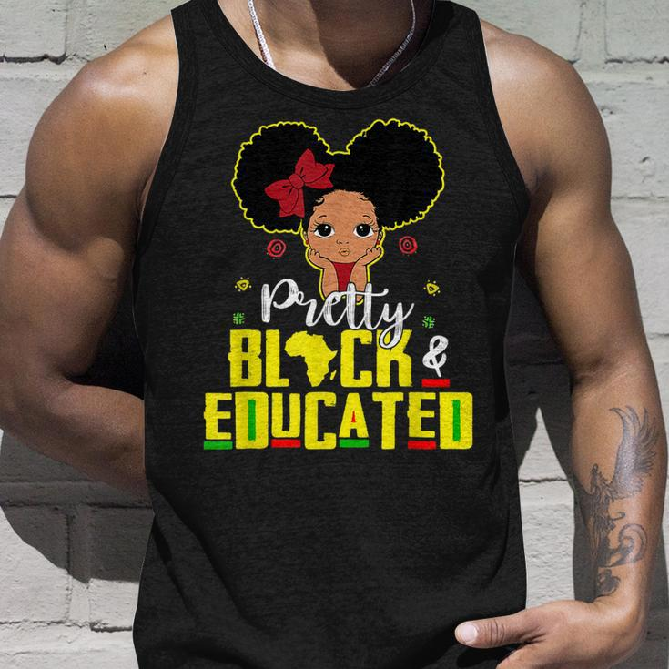 Pretty Black And Educated I Am The Strong African Queen Girl V5 Unisex Tank Top Gifts for Him