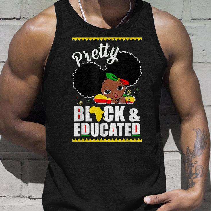 Pretty Black And Educated I Am The Strong African Queen Girl V9 Unisex Tank Top Gifts for Him