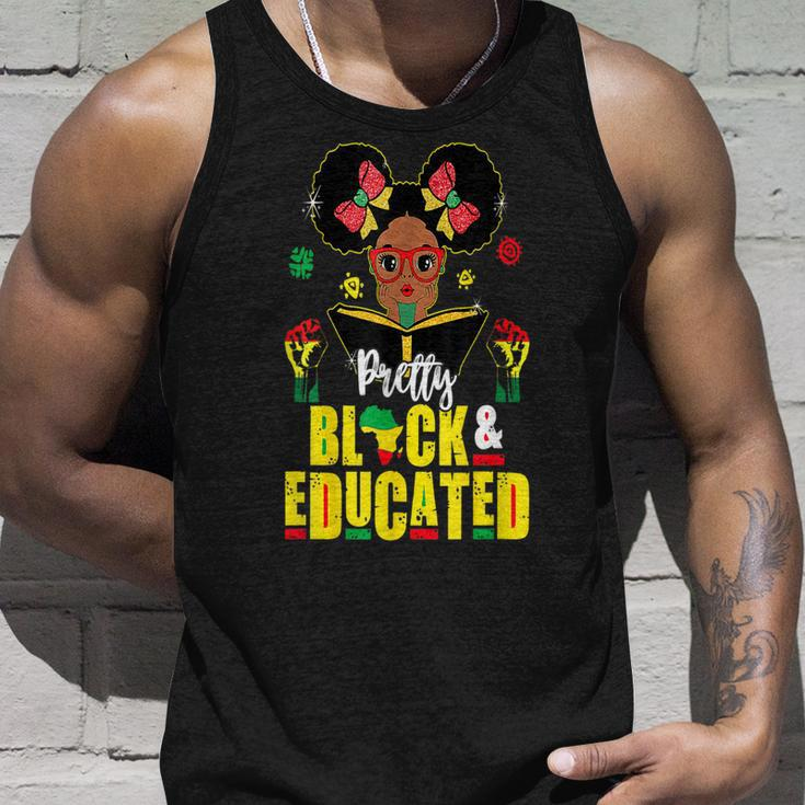 Pretty Black And Educated I Am The Strong African Queen V9 Unisex Tank Top Gifts for Him