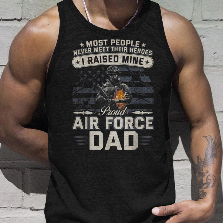 Proud Air Force Dad I Raised Mine Unisex Tank Top Gifts for Him