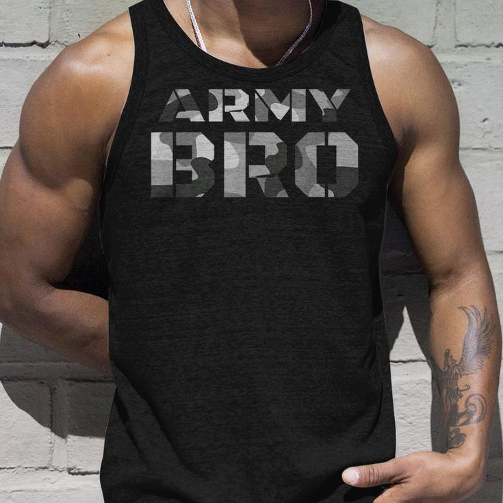 Proud Army BroMilitary Brother Camouflage Unisex Tank Top Gifts for Him