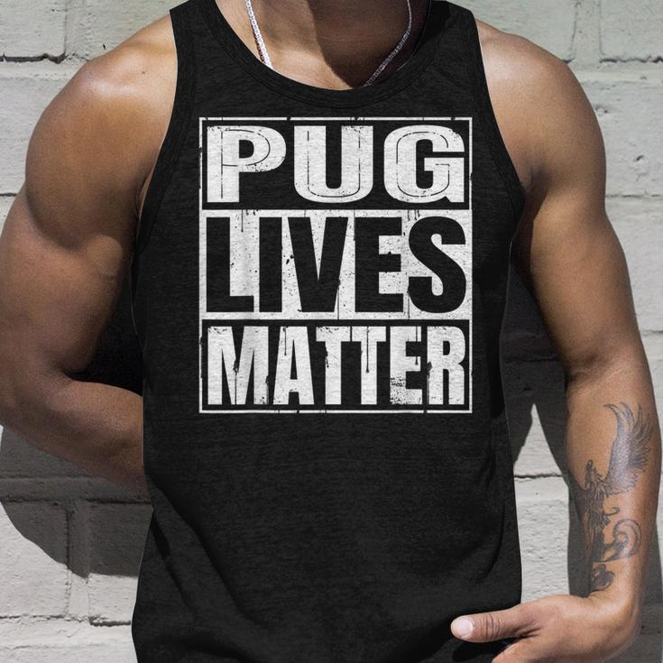 Pug Lives Matter - Funny Dog Lover Gift Unisex Tank Top Gifts for Him